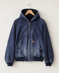Vintage Carhartt Active Jacket — L, Mørkeblå