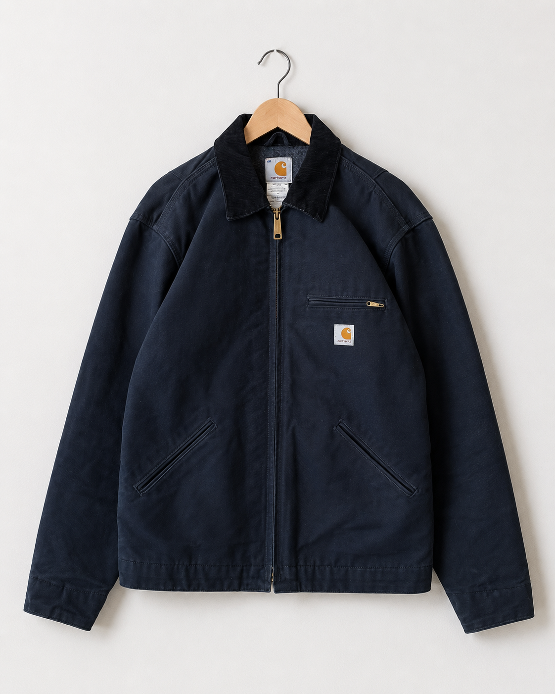 Vintage Carhartt OG Detroit — M, Sort