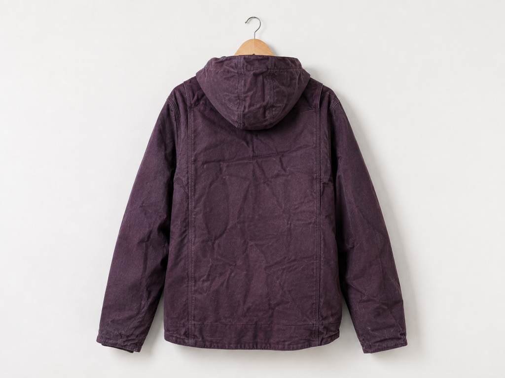 Carhartt Detachable Hood Jacket — W-XXL, Bordeaux