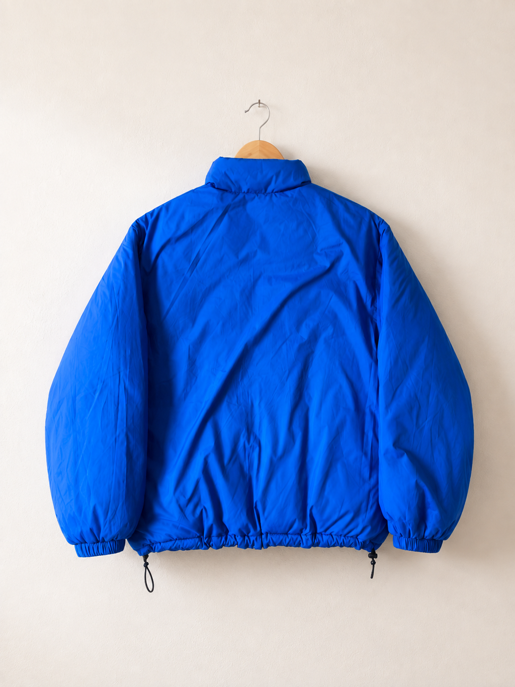 Supreme Watches Reversible Puffy Jacket — S, Blå