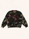 Supreme Plaid Arc Crewneck — M, Camo