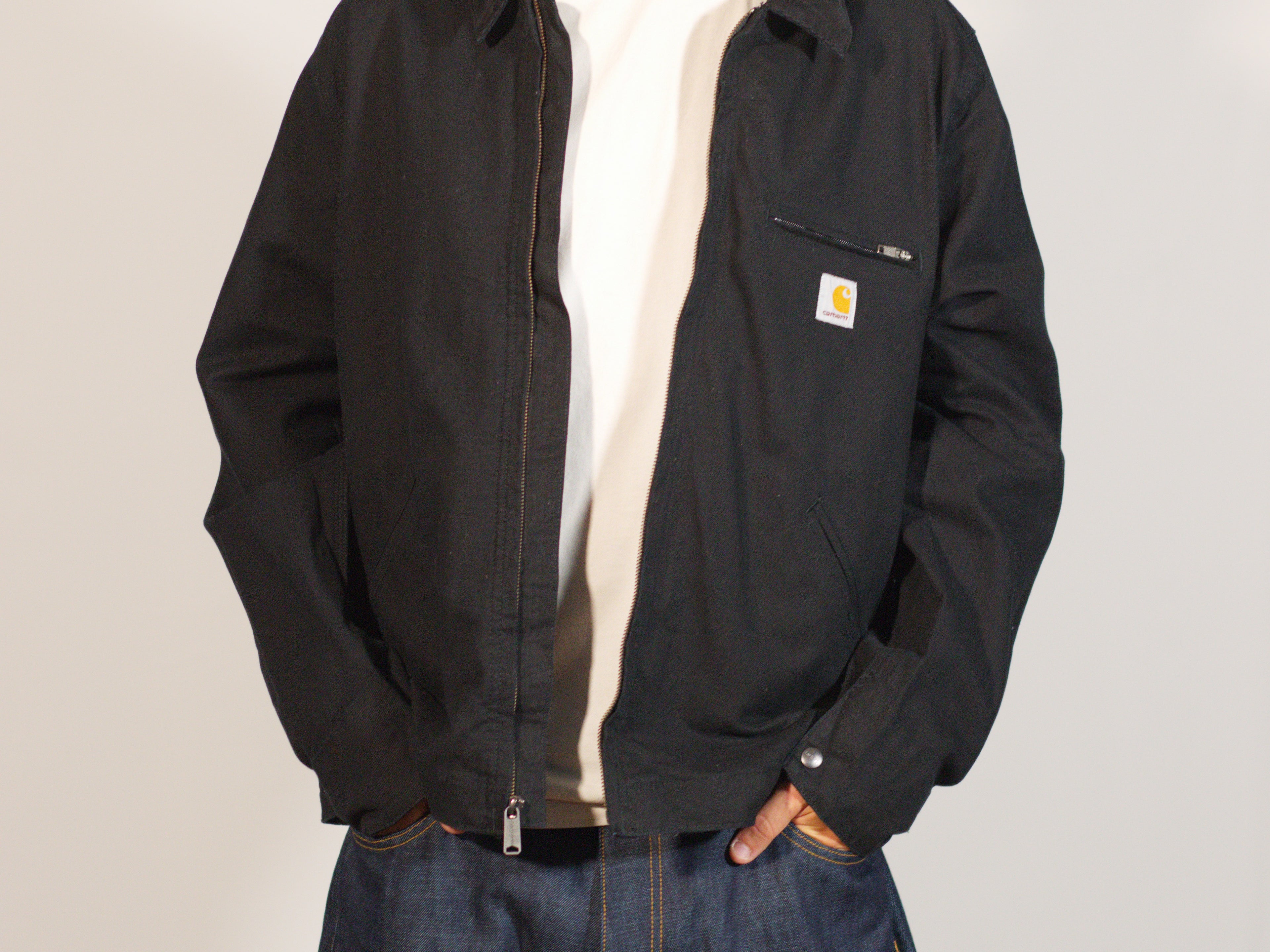 Carhartt OG Detroit Jacket - Sort